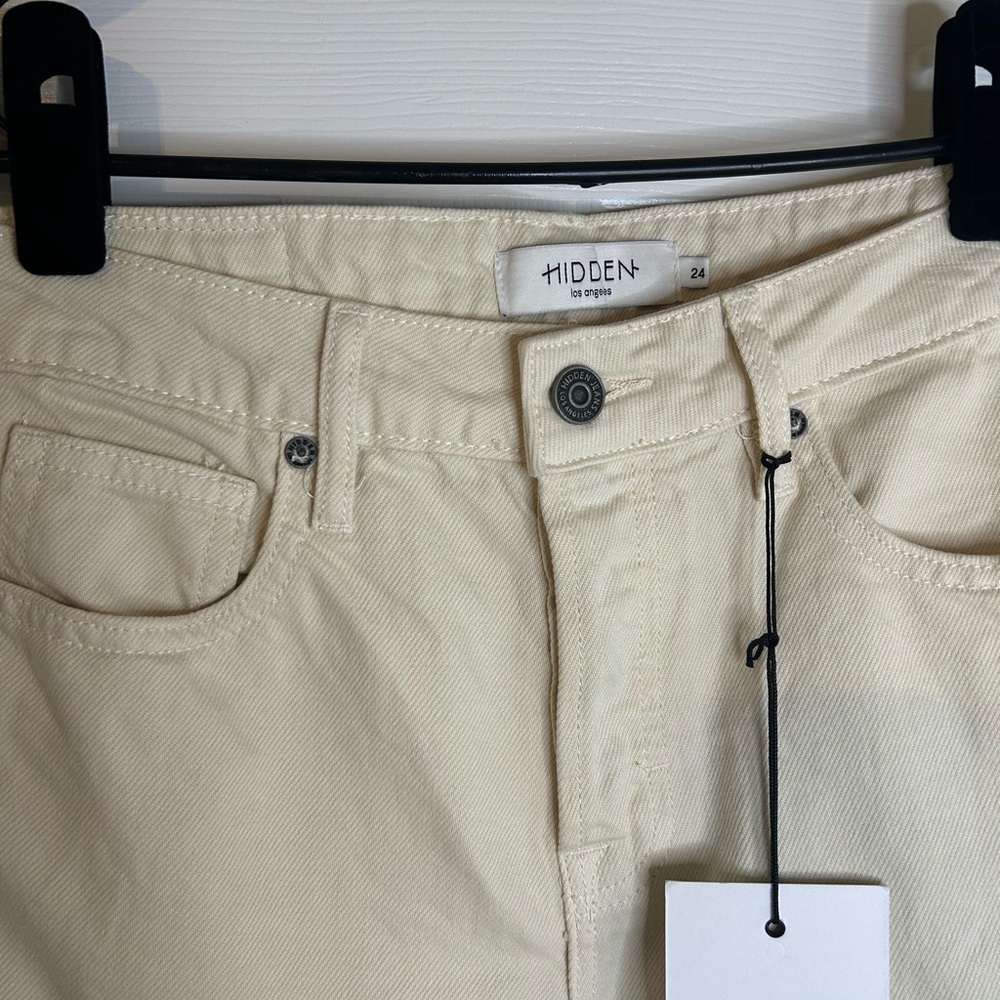 Hidden Los Angeles Tracey high rise straight Distressed Jeans - Picture 3 of 10